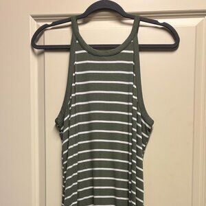 Striped Green Summer Dress